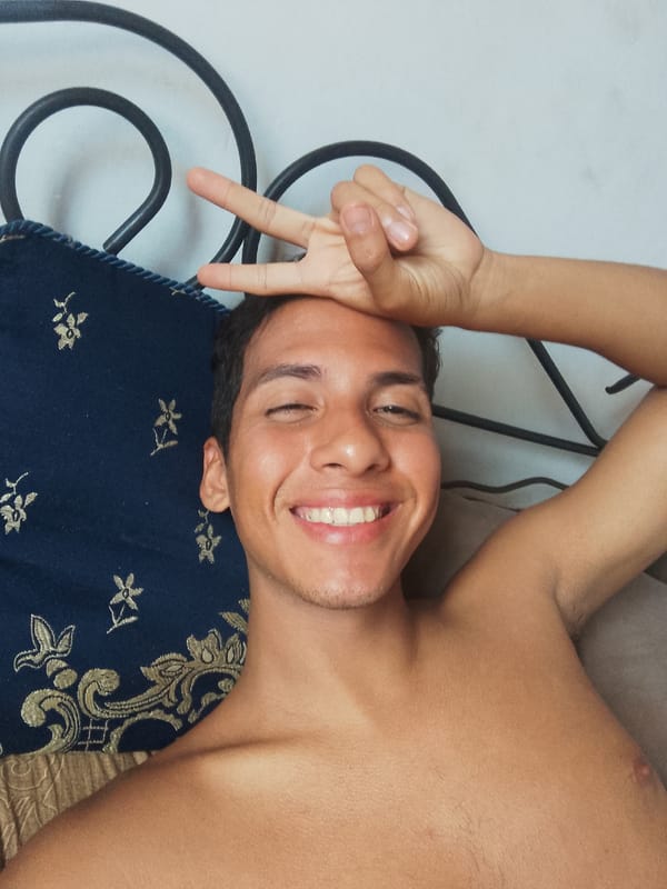 Young man documented in casual moments in El Espinal