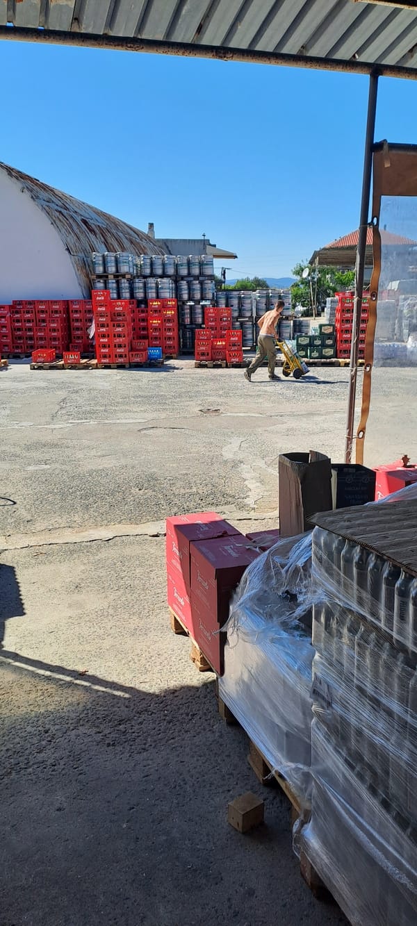 Beverage distribution center documented in Velika, Bulgaria