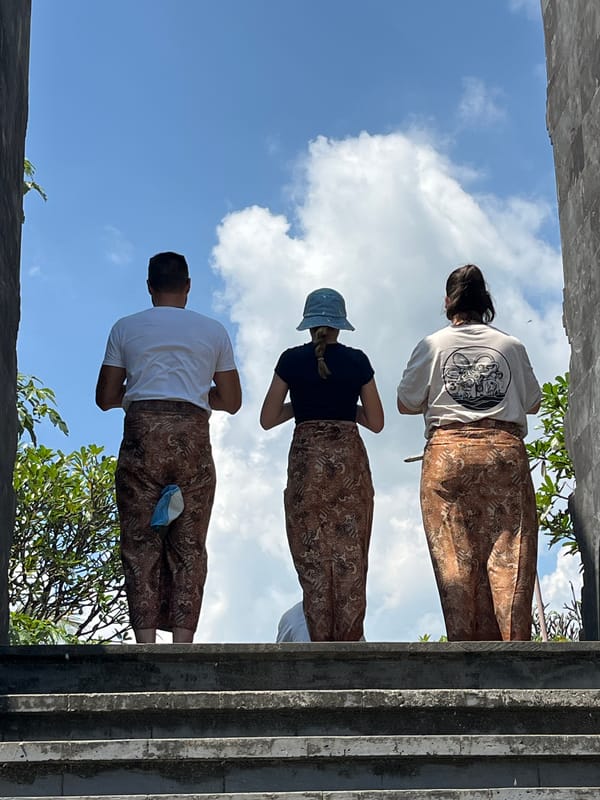 Early morning scenes captured in Banjar: gathering and blooming lily
