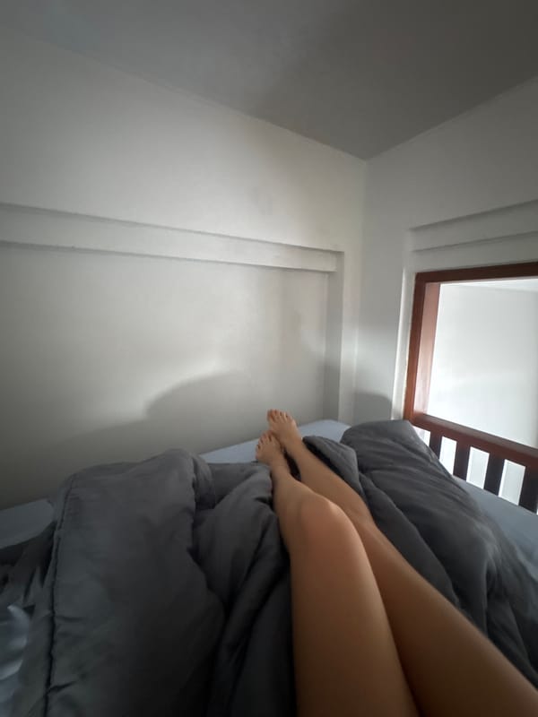 Resting on a bunk bed in North Kuta
