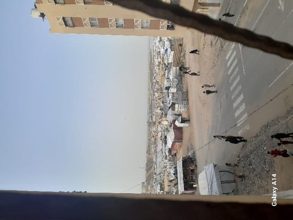Witness documents Khan Yunis scenes through damaged windows