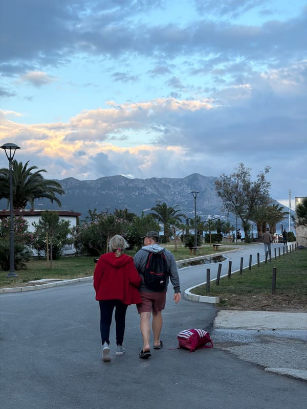Costumed teddy bear entertainer delights families in Budva Montenegro