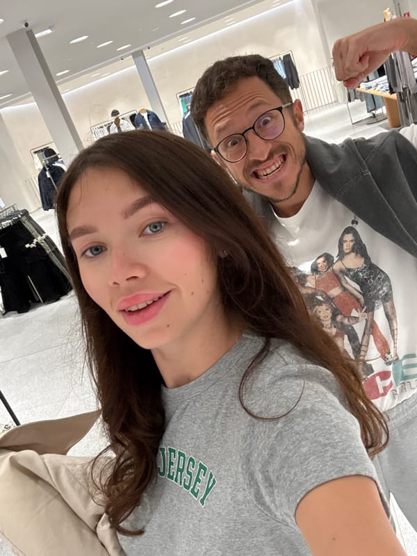 Routine shopping activities documented in Larnaca, Cyprus