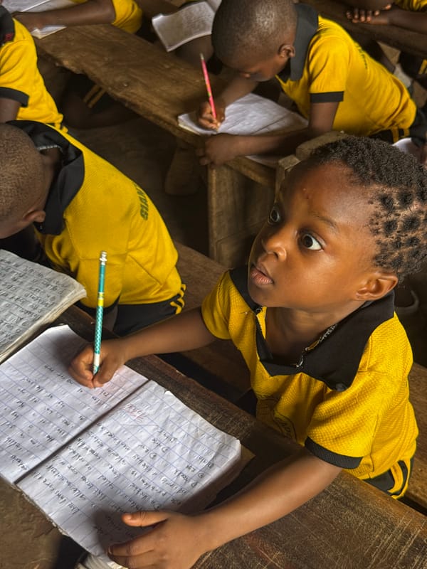 Classroom session underway in Onitsha, Nigeria