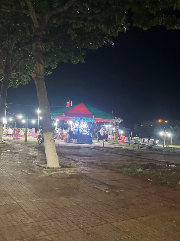 Evening carnival operates in Bac Nha Trang Ward, Vietnam