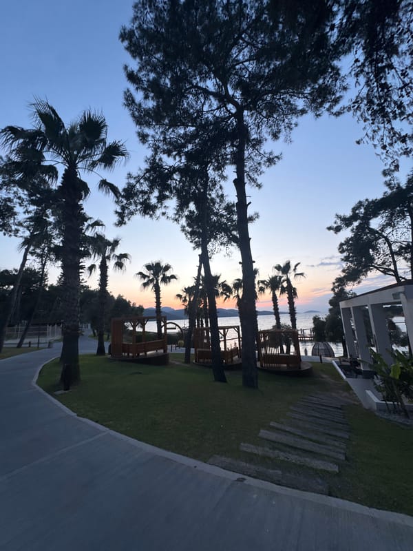 Tranquil sunset scenes captured across Bodrum resort area