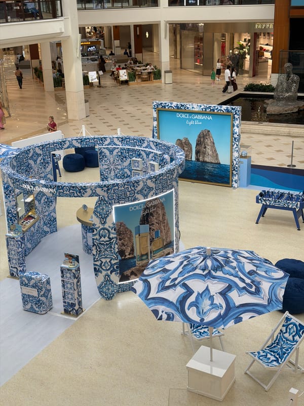 Dolce & Gabbana Light Blue pop-up takes over Aventura Mall