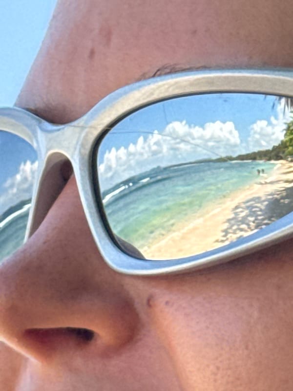 Morning beach documentation captured in General Luna, Philippines