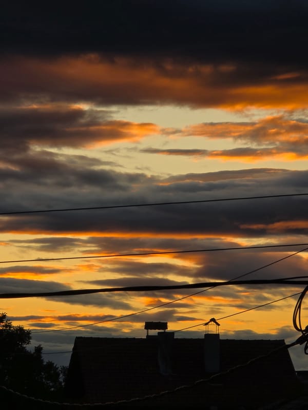 Evening sunset documented by Yagodovo resident on May 17