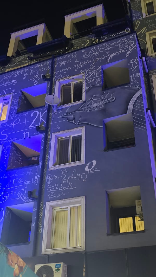 Sofia resident captures math-decorated buildings and daily life scenes