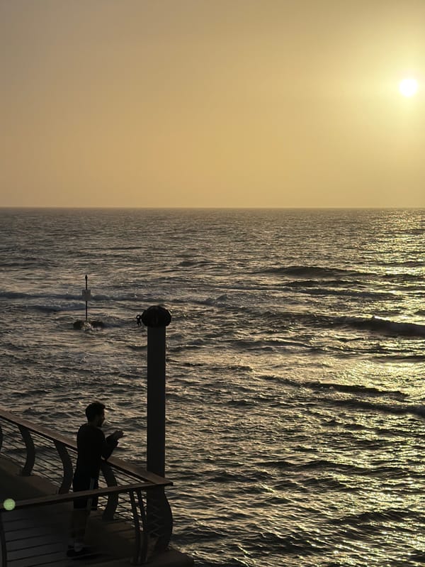 Afternoon coastal life documented along Tel Aviv beaches