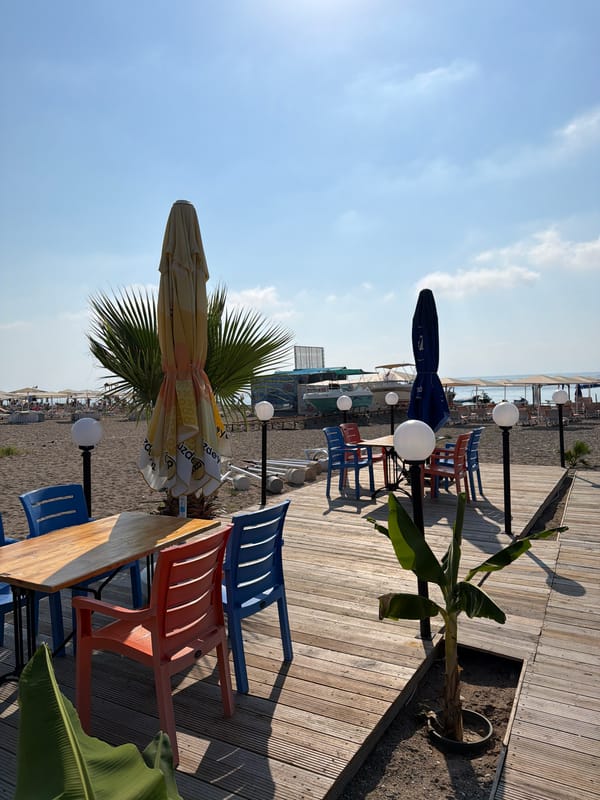 Morning stroll through Kemer's Viking beach resort