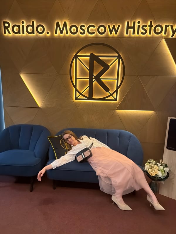 Women gather for casual indoor social moment in Khimki