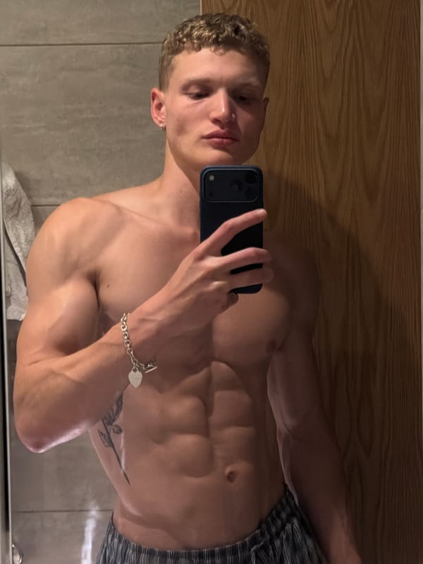 Late-night bathroom mirror selfies, London