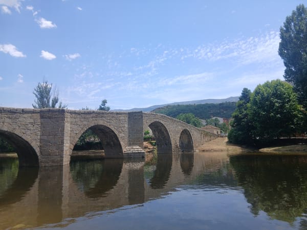 Afternoon along the Alberche River in Navaluenga, Spain