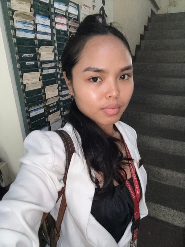Selfies and candid moments inside a Davao institutional building