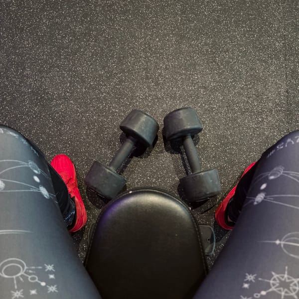 Woman documents gym visit through selfies in Saint Petersburg