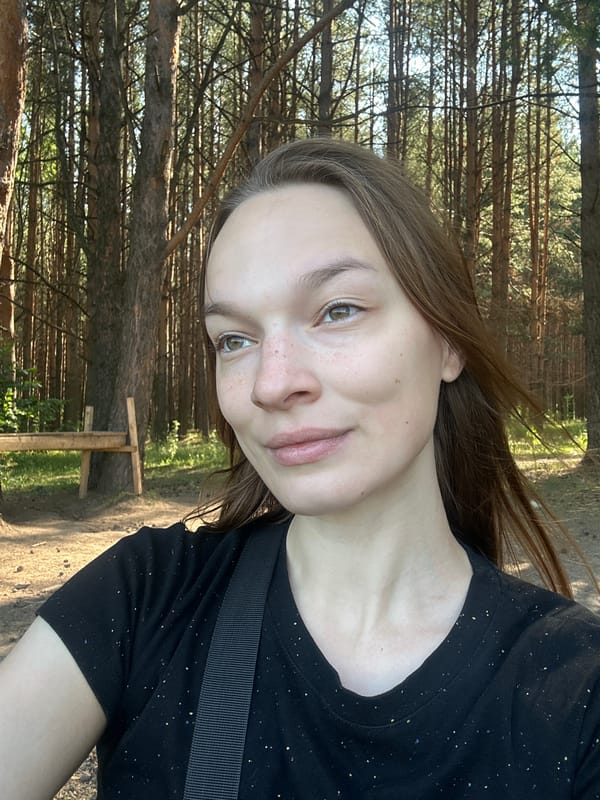Dogs, firewood, and forest selfies in Chaikovsky