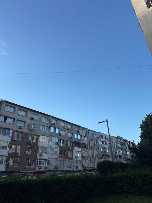 Casual afternoon stroll documented through Varna's residential neighborhoods
