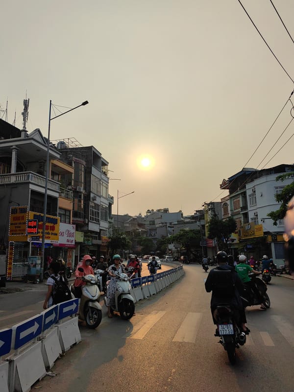 Morning street life documented in Ha Lam Ward, Vietnam