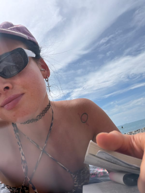 Beach relaxation and rainbow sighting in Sochi