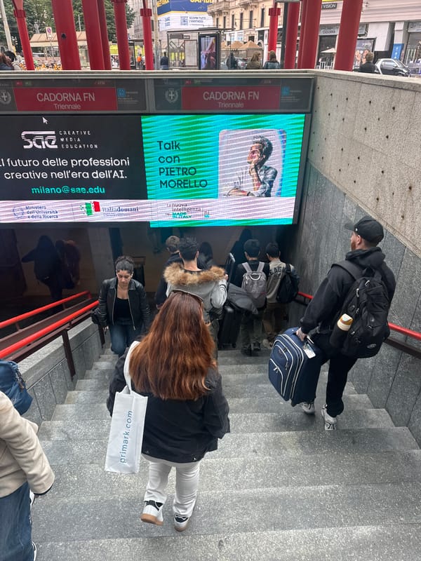 Ordinary Milan street life documented across city center