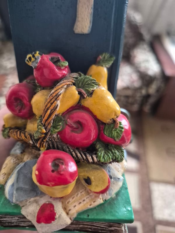 Personal decorative collection documented in early morning Vanadzor home