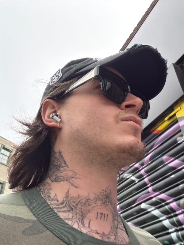 Man in camouflage photographed in London