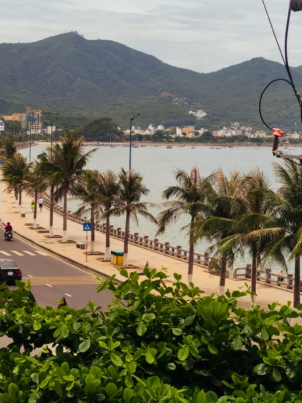 Morning snapshots along Nha Trang's Tran Phu beachfront