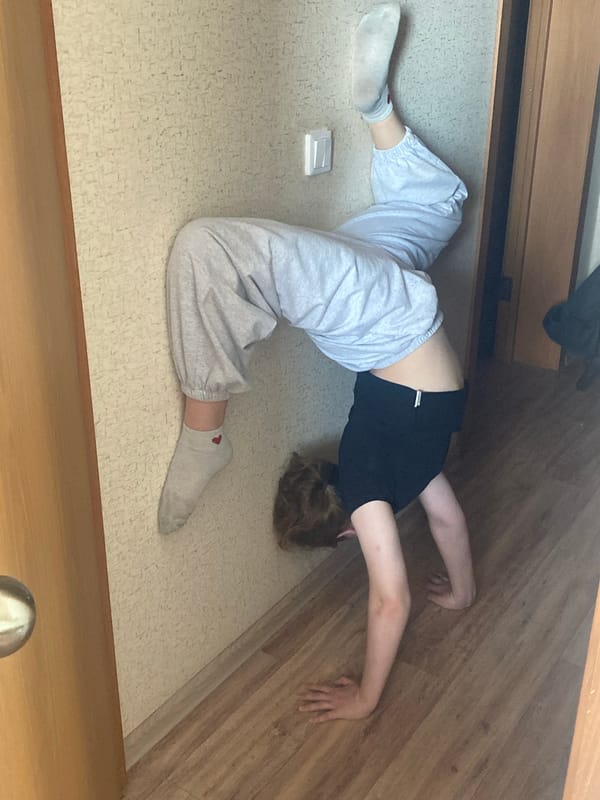 Morning domestic life documented in Krasnodar household