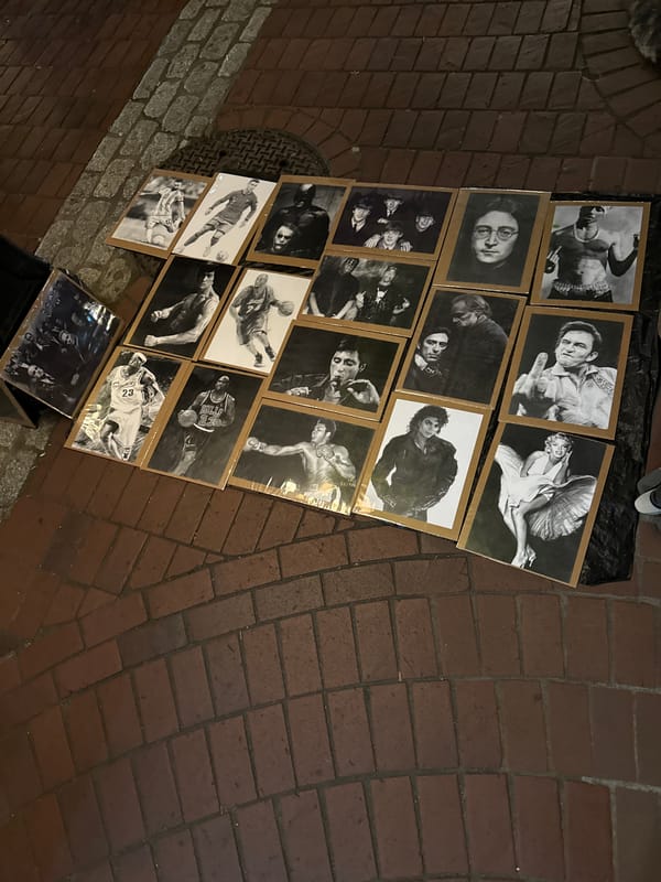 Early morning street art and photography scene in Vancouver Gastown