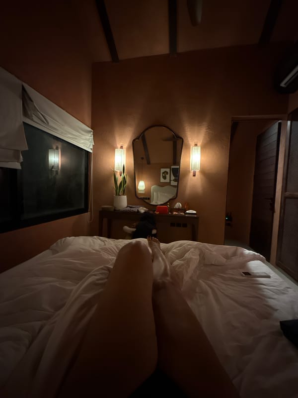 Bedroom scene documented in Kuta Selatan, Indonesia