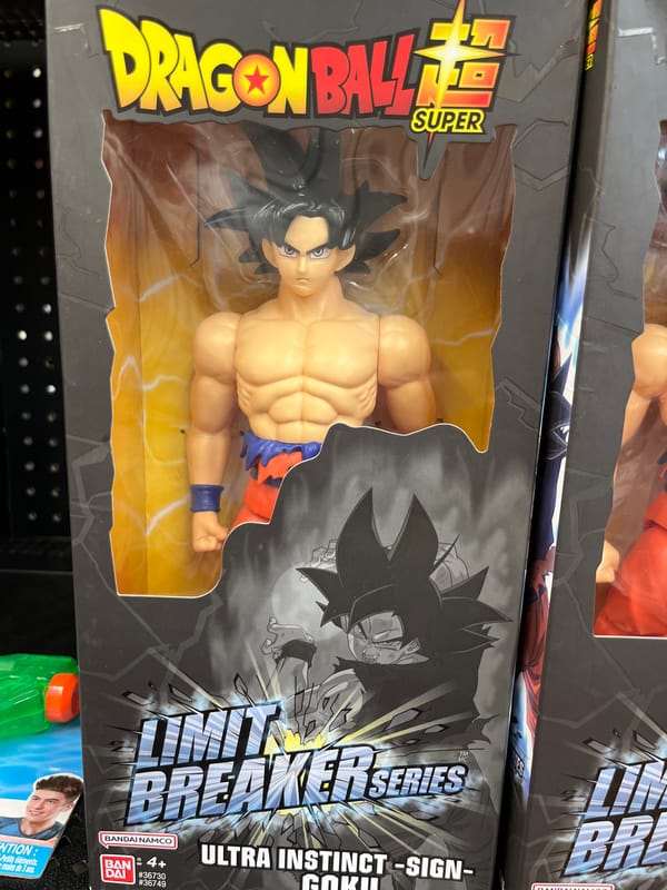 Dragon Ball Super Goku action figure spotted in packaging