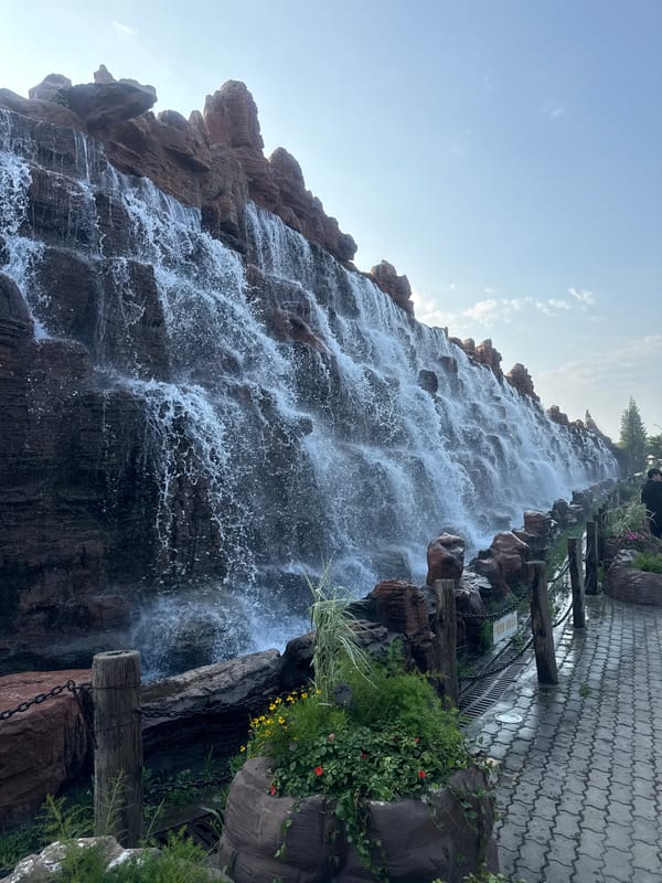 Inside Qinhuangdao's quirky Shi Tang Interstellar Park on a summer morning