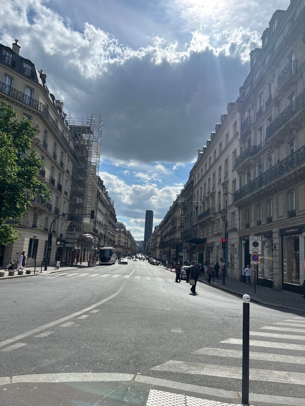 Street life captured in Saint-Germain-des-Prés district, Paris