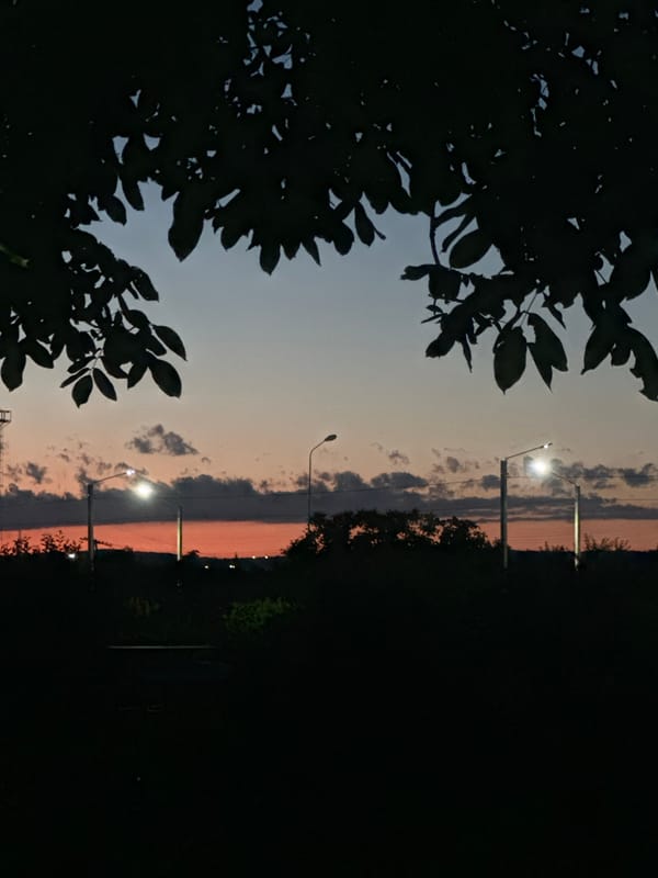 A quiet evening at home in Strășeni, Moldova