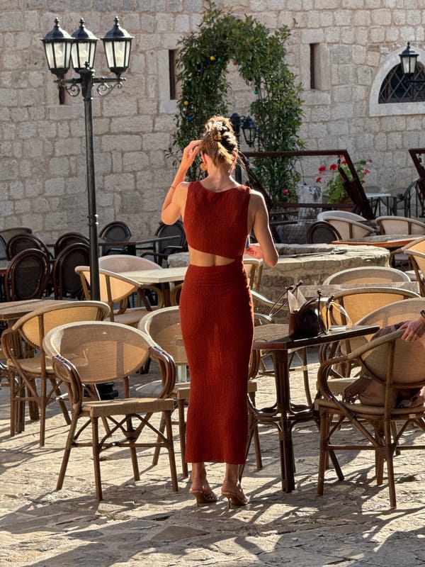 Morning scenes across Budva's Old Town cafes and seafront
