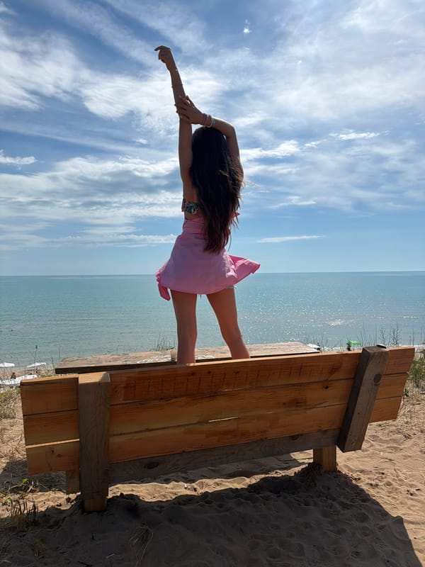 Morning beach scenes and hotel activities in Primorsko, Bulgaria