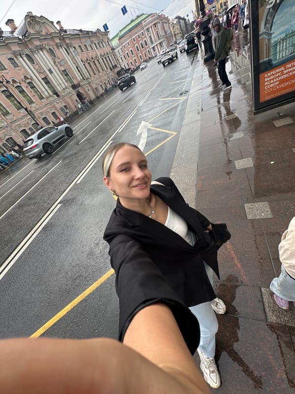 Rainy day on Nevsky Prospekt, Saint Petersburg
