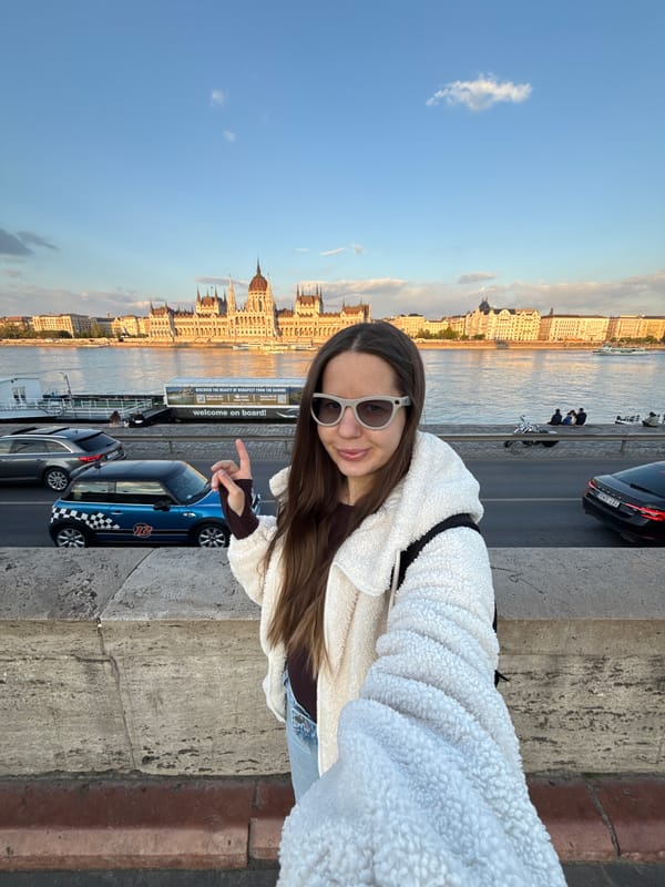 Ray-Ban Meta glasses photographed framing Budapest Parliament Building