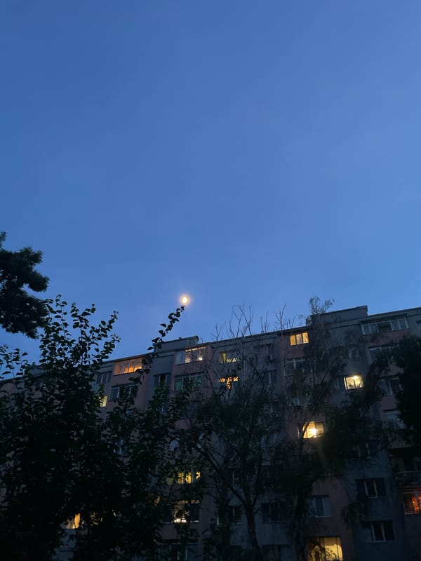 Apartment evening: balcony hangs, guitar, and city lights