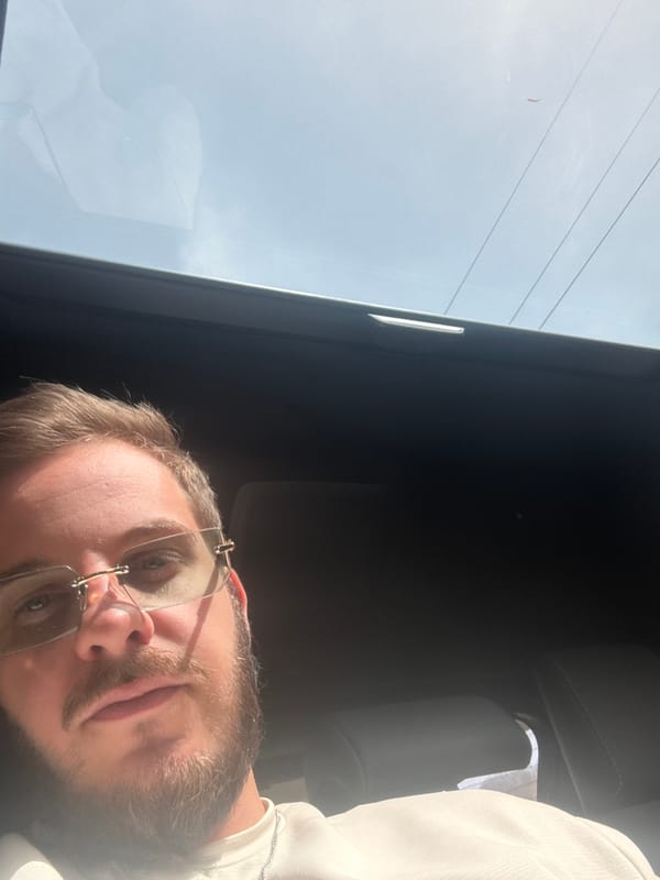 Man Takes Vehicle Selfie in Bulgarian Town