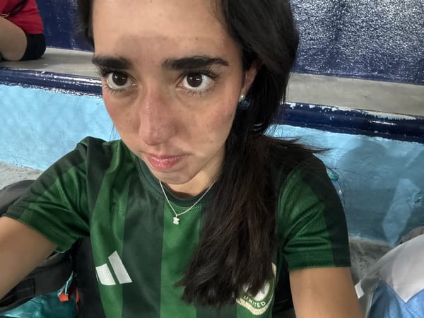 Woman attends late-night indoor soccer match in Mexico City