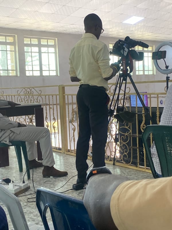 Church service documented in Barden Yana, Nigeria