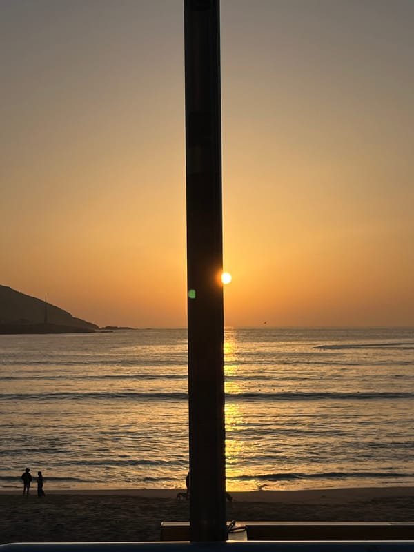 Sunset documented across A Coruña beaches and waterfront