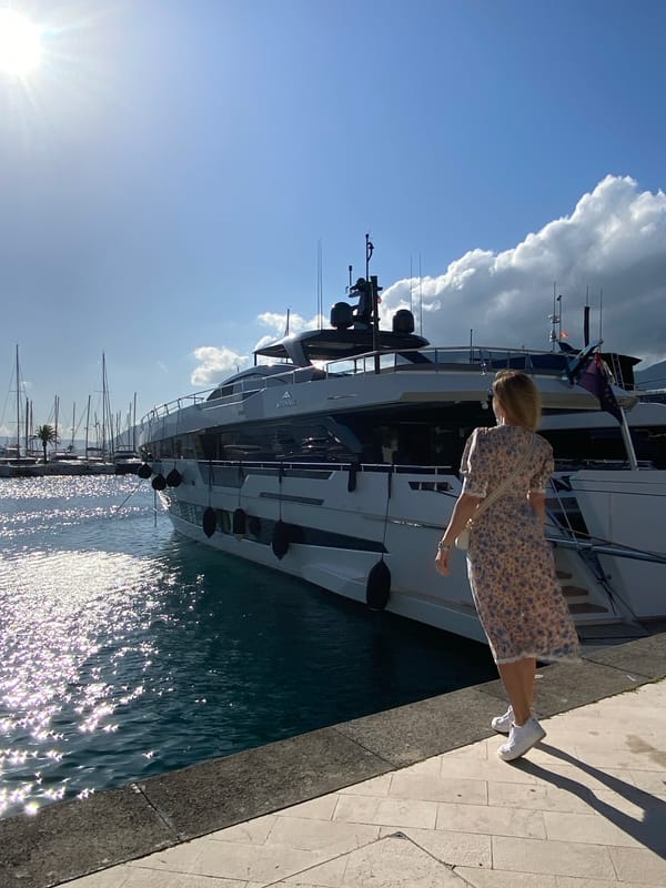Ordinary afternoon life captured at Tivat marina, Montenegro