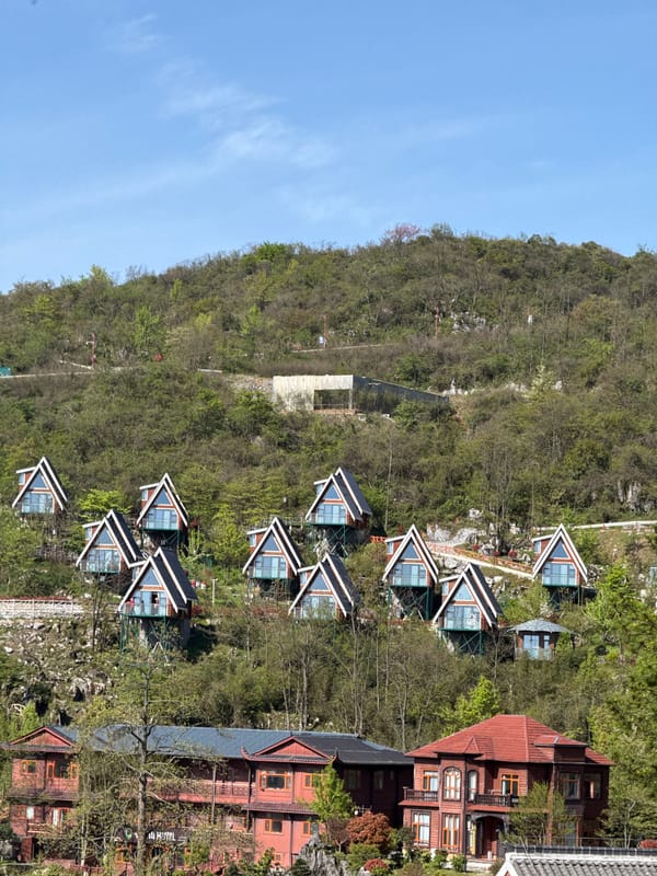 Scenic hillside landscape photographed in Yongding District, China