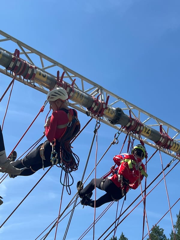 Rope obstacle course competition in Penza, Russia