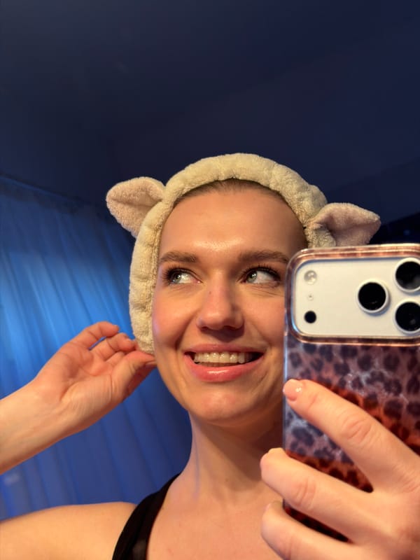 Smiling selfie captured in Dreiliņi, Latvia