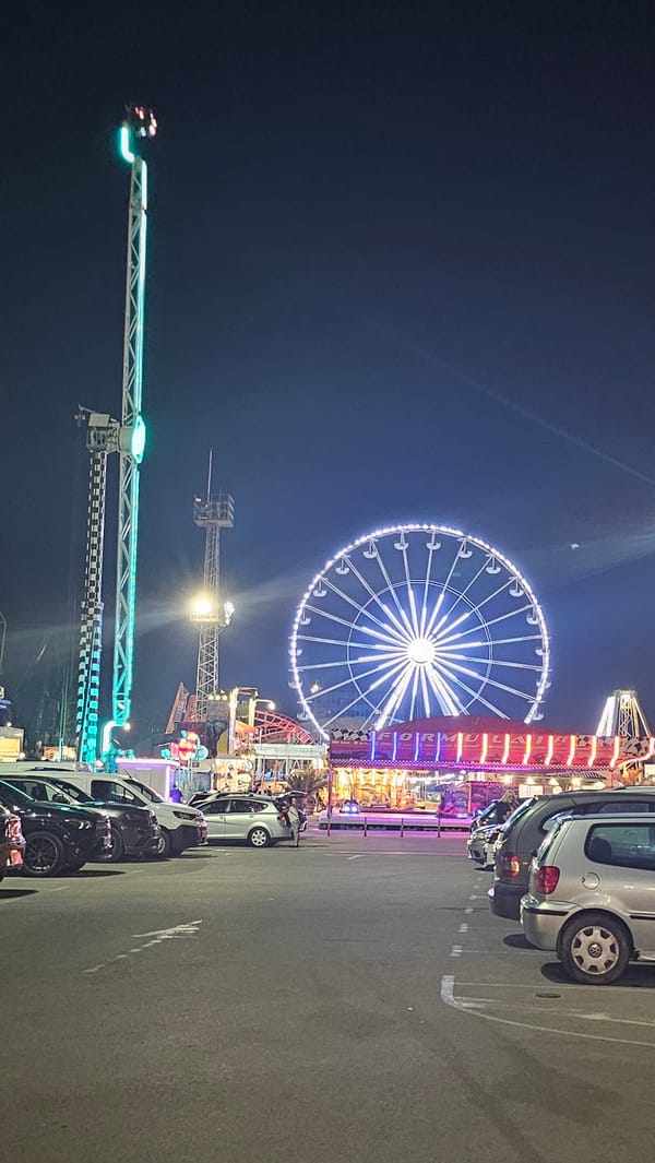 Evening scenes documented at Varna Sea Garden waterfront district